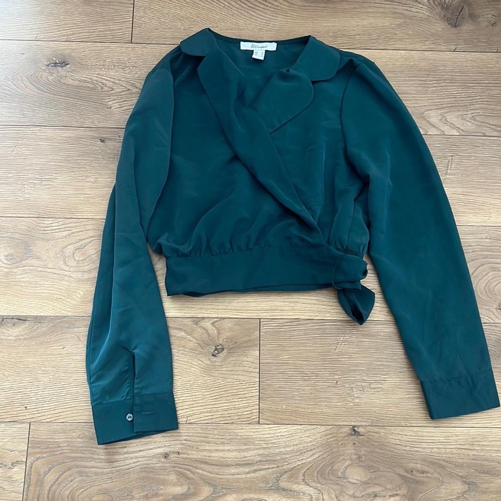 Revamped satin blouse